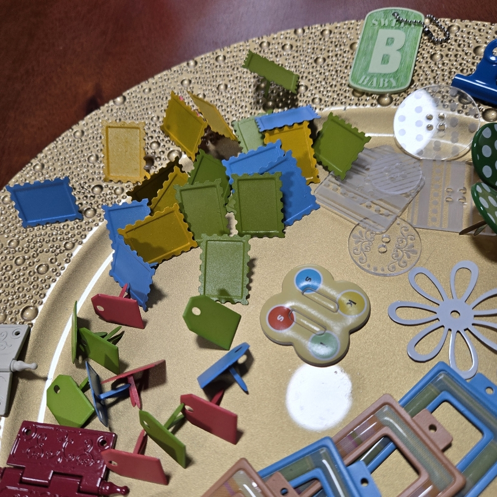 Colorful Scrapbooking Embellishments - Picture 4 of 16
